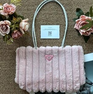 Prada VIP GWP Fur Tote Bag